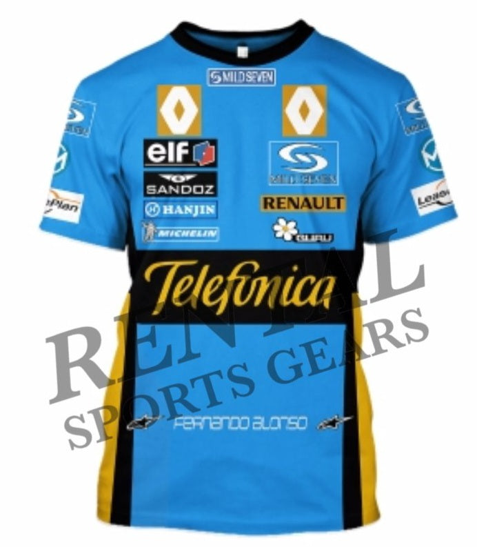 Fernando Alonso 2006 Race Shirt F1 Race Shirt - Rental Sports