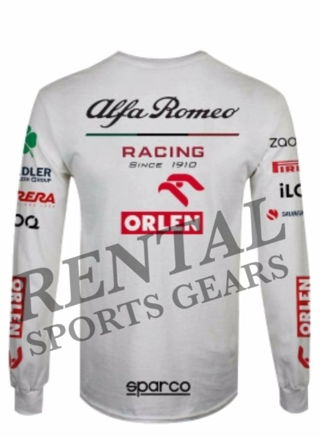 2021 Antonio Giovinazzi Alfa Romeo Orlen F1 T-Shirt - Rental Sports