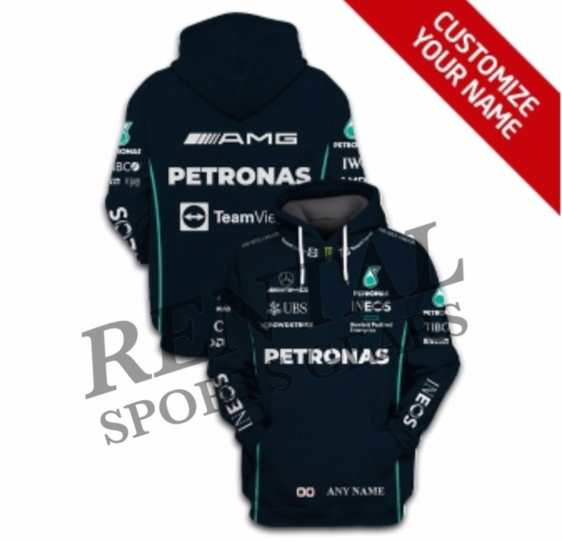2021 Lewis Hamilton F1 Race Hoodie Mercedes AMG Hoodie - Rental Sports