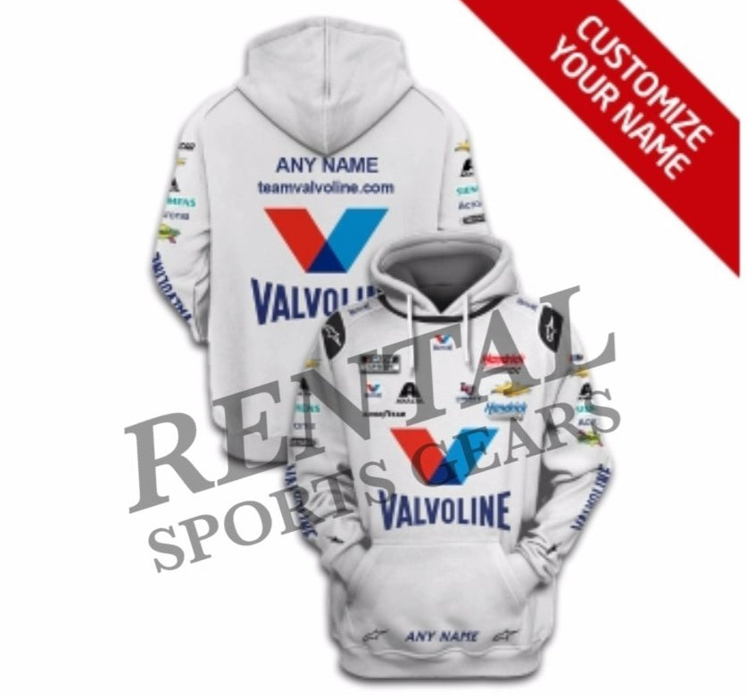 VALVOLINE F1 Race Printed Hoodie - Rental Sports