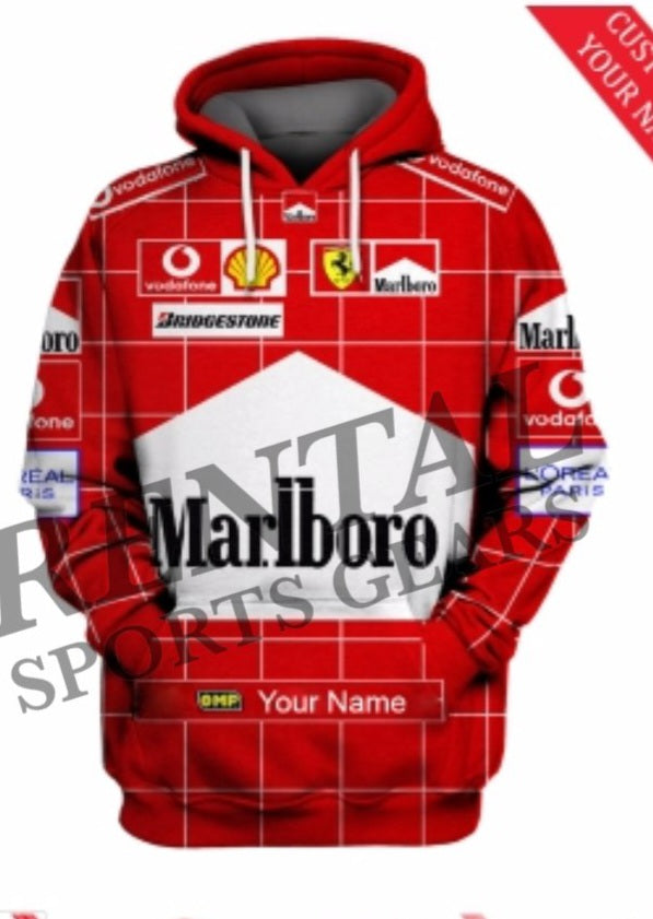 M.Schumacher World champion Racing F1 Hoodie Ferrari - Rental Sports