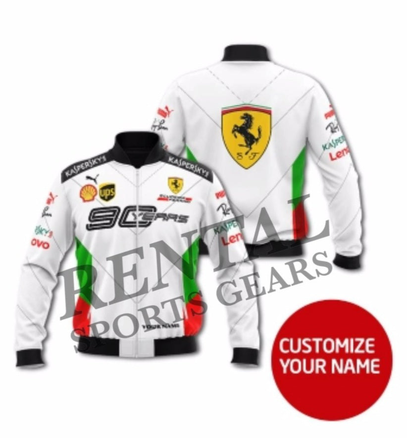 F1 Charles leclerc 2019 Ferrari 90 Years Jacket - Rental Sports