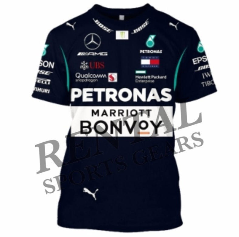 Lewis Hamilton Mercedes AMG F1 T-Shirt - Rental Sports