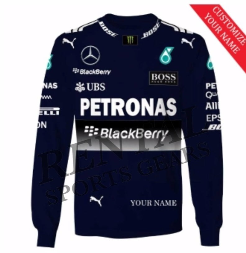 Lewis Hamilton T-Shirt / Mercedes Benz F1 T-Shirt - Rental Sports