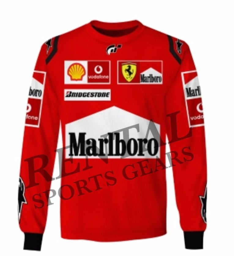 Michael Schumacher 2001 T-Shirt Ferrari F1 - Rental Sports