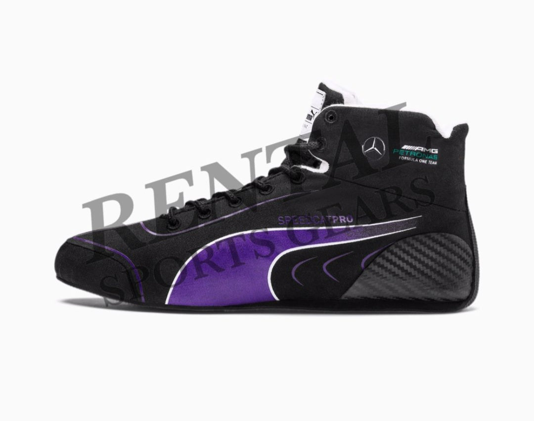 Lewis Hamiltion 2020 mercedes benz F1 race Shoes - Rental Sports