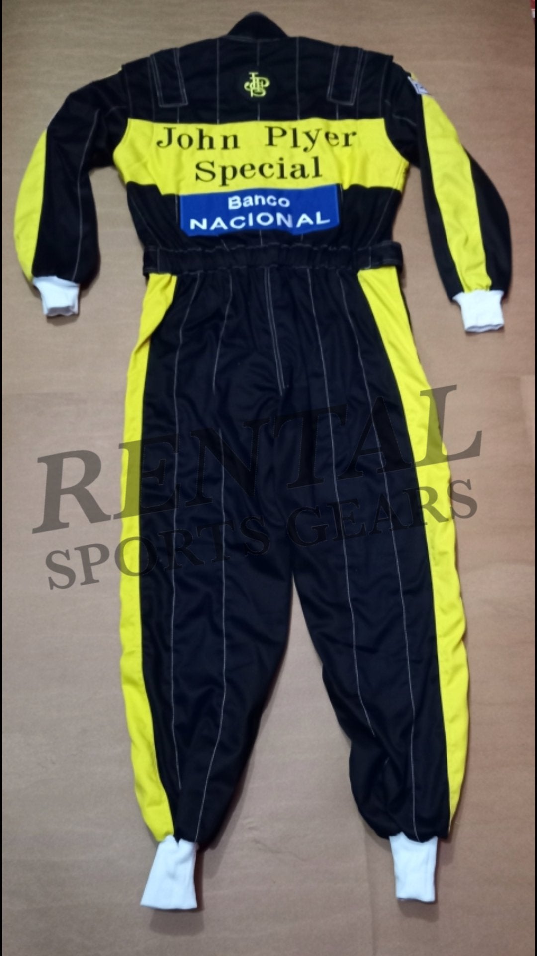 Ayrton Senna 1985 F1 Jps Embroidery Race Suit | F1 Replica Embroidery Race Suit - Rental Sports