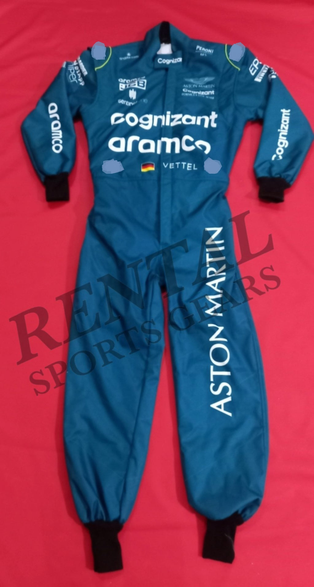 Sebastian vettel 2022 F1 Race Suit Aston Martin | F1 Replica Race Suit - Rental Sports