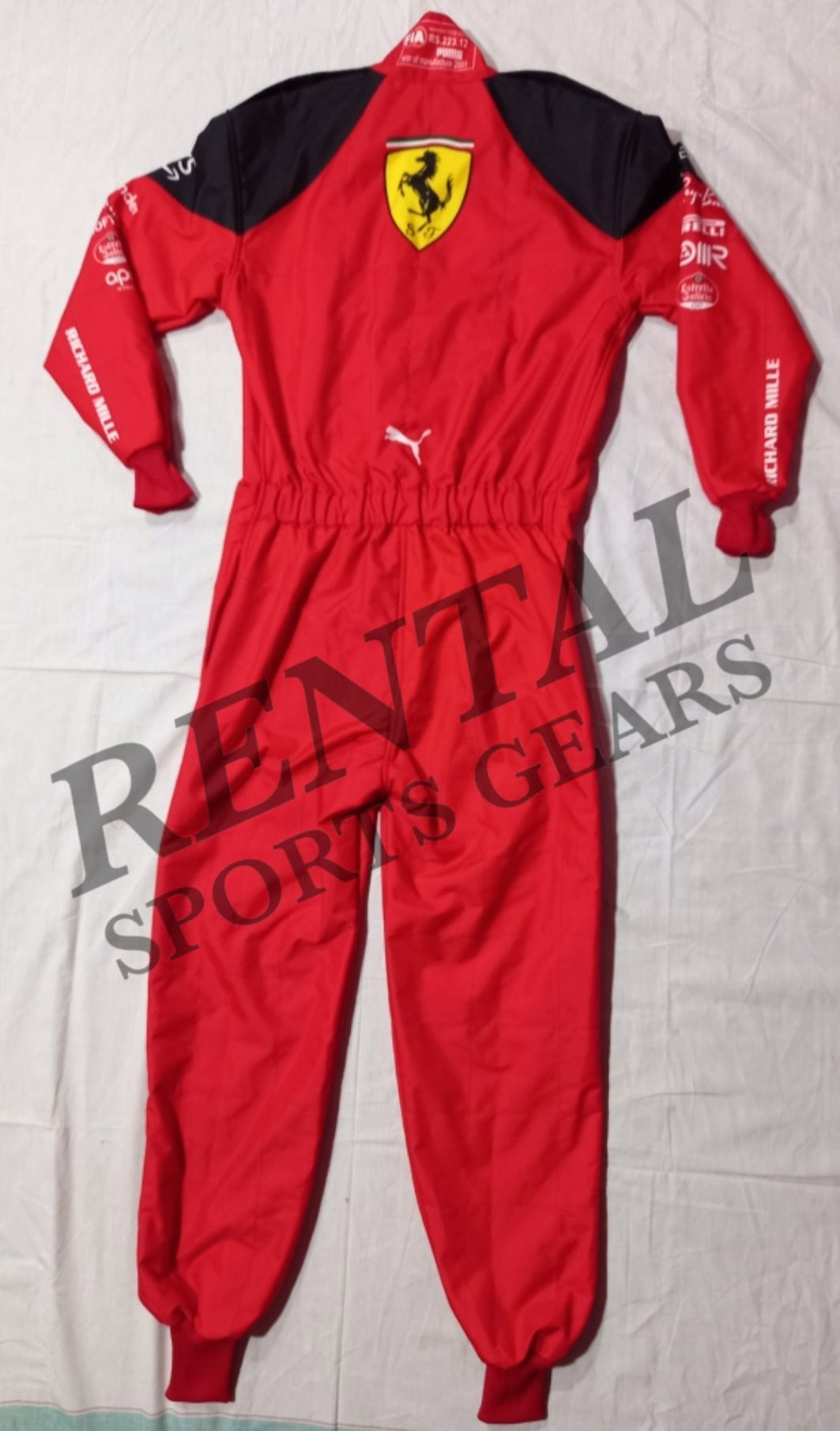 Carlos Saniz Ferrari 2023 Suit Printed - F1 Race Suit - Rental Sports
