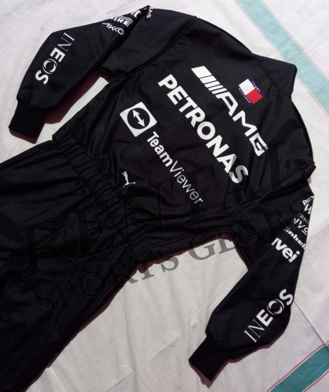 Lewis Hamilton Mercedes-Benz AMG 2023 Suit Printed F1 Race Suit
