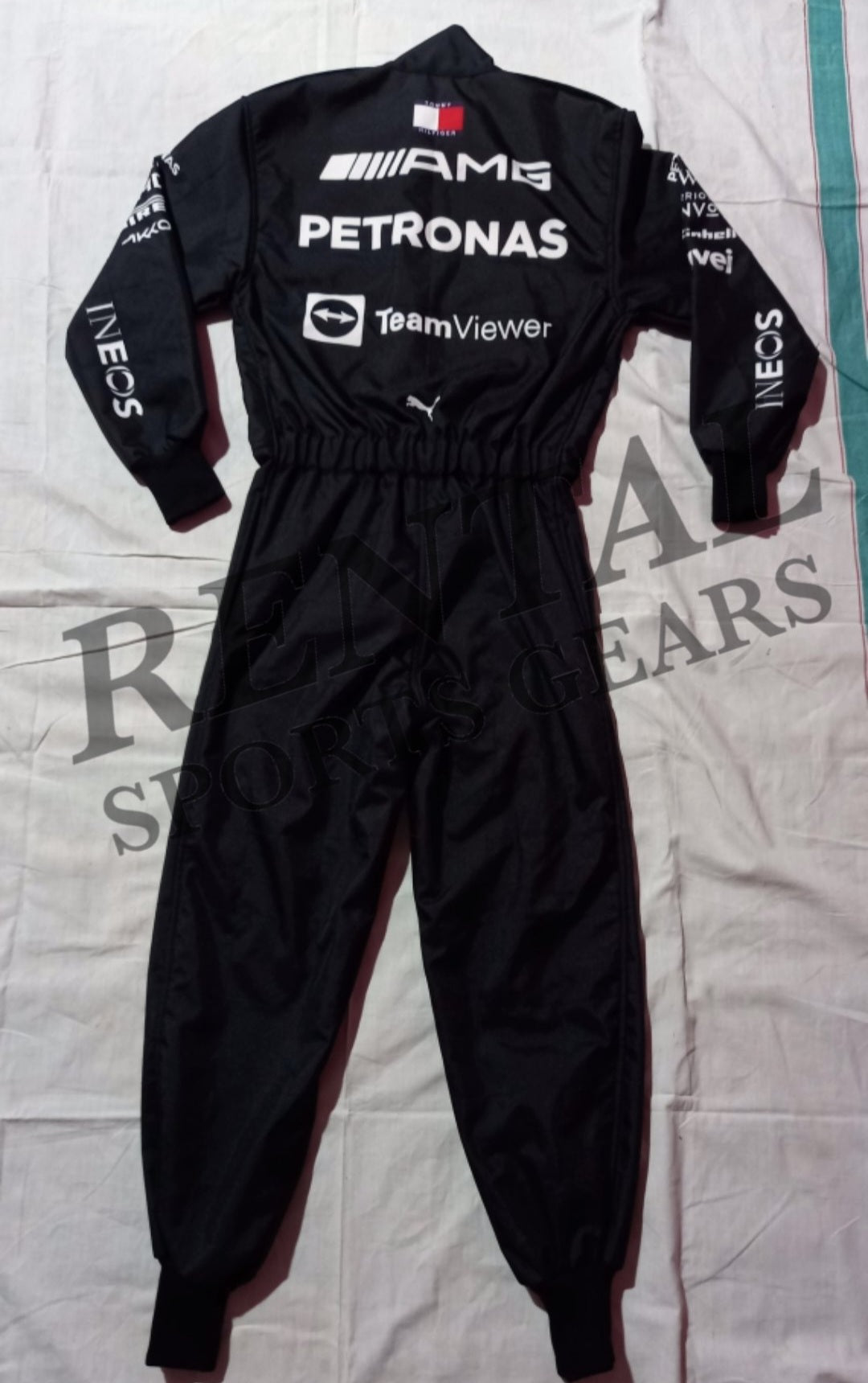 Lewis Hamilton Mercedes-Benz AMG 2023 Suit Printed F1 Race Suit - Rental Sports