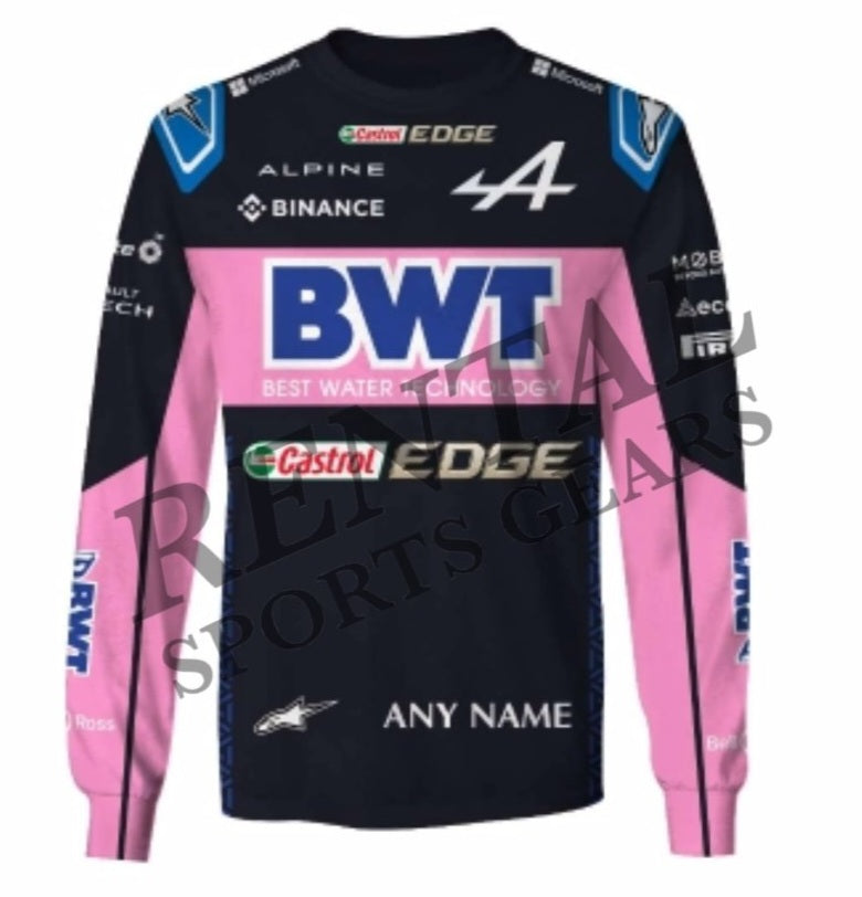 Esteban Ocon Alpine 2023 F1 Race Shirt - Rental Sports