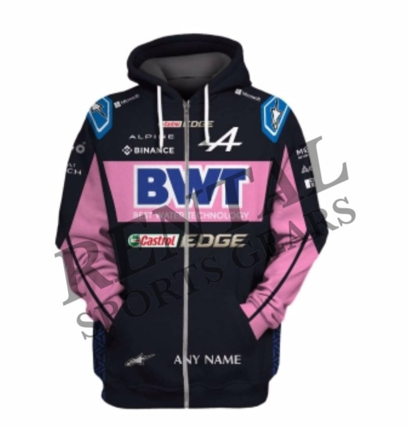 Esteban Ocon Alpine 2023 F1 Race Hoodie - Rental Sports