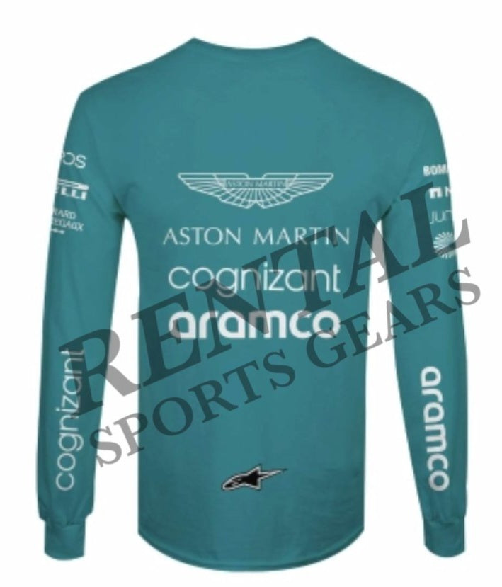 2023 Fernando alonso RACE Shirt ASTON MARTIN F1 - Rental Sports