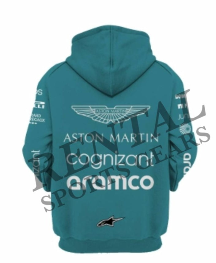 2023 Fernando alonso RACE Hoodie ASTON MARTIN F1 - Rental Sports