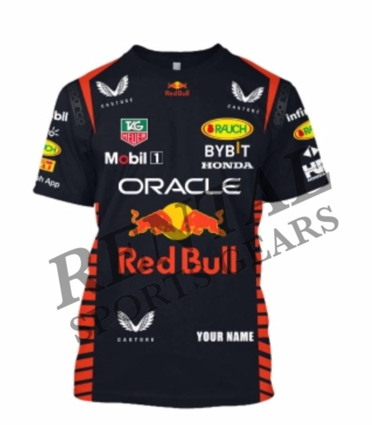 Max Verstappen Race F1 Shirt Honda Oracle 2023 - Rental Sports