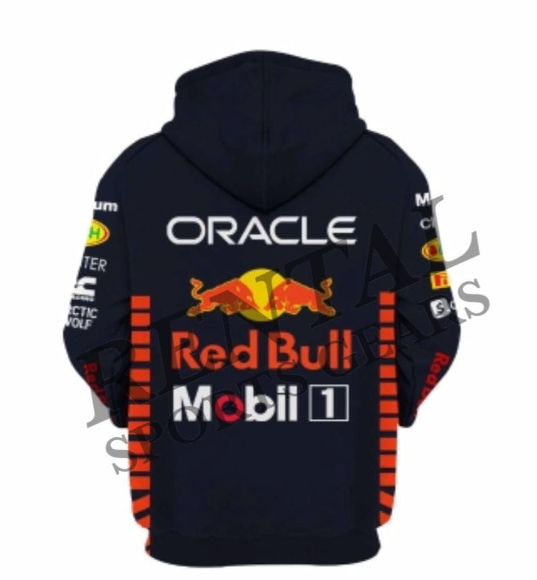 Max Verstappen Race F1 Hoodie Honda Oracle 2023 - Rental Sports