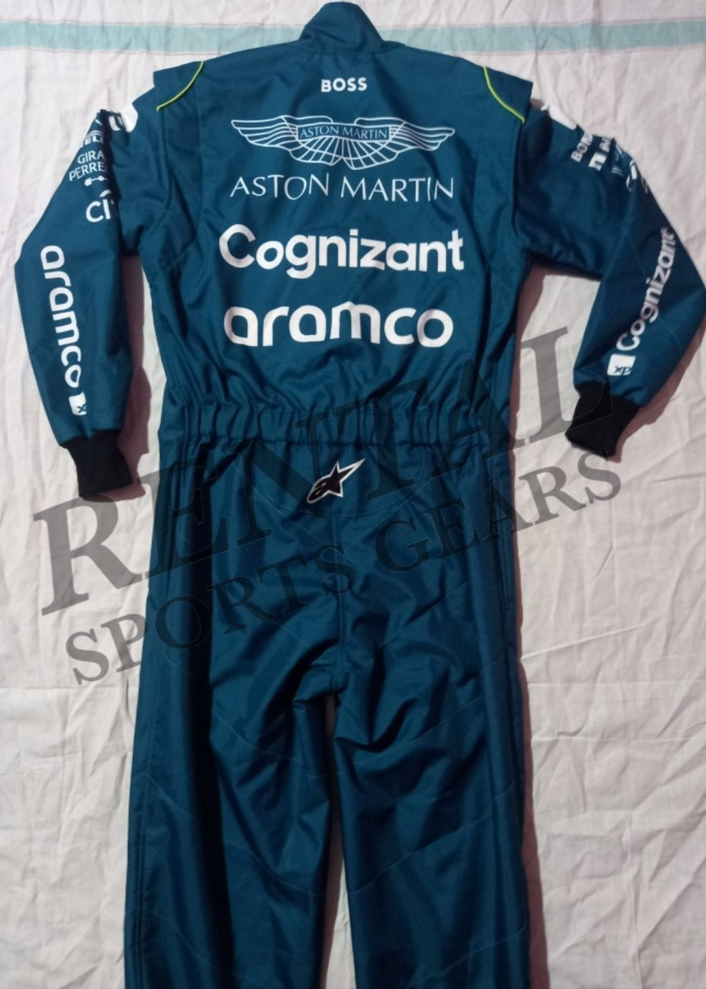 Fernando Alonso Aston Martin 2023 F1 Suit Printed F1 Race Suit - Rental Sports