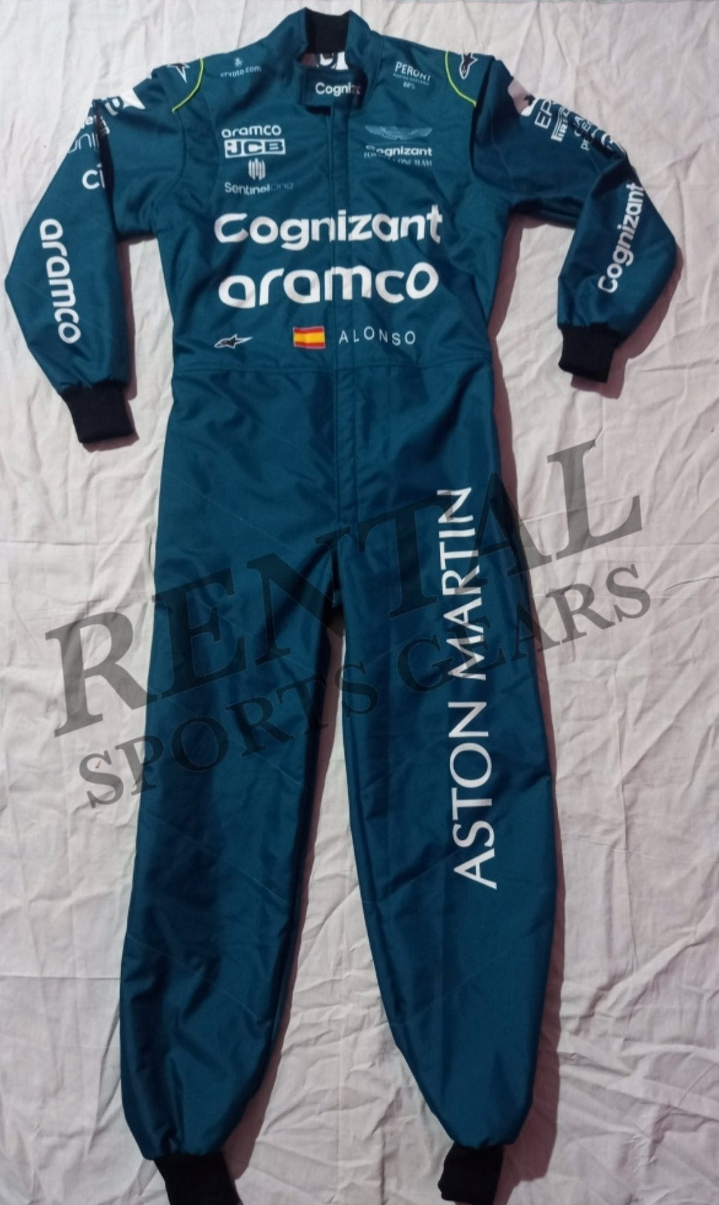 Fernando Alonso 2023 Aston Martin F1 Race Suit - Rental Sports