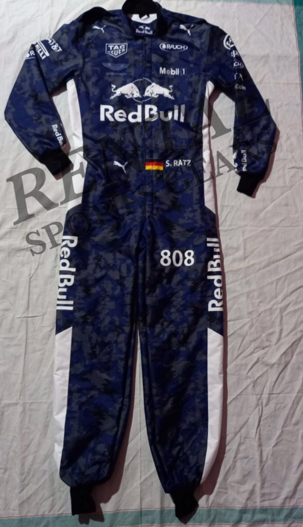 Red Bull Printed Go Kart/Karting Suit F1 ORACLE MAX Verstappen
