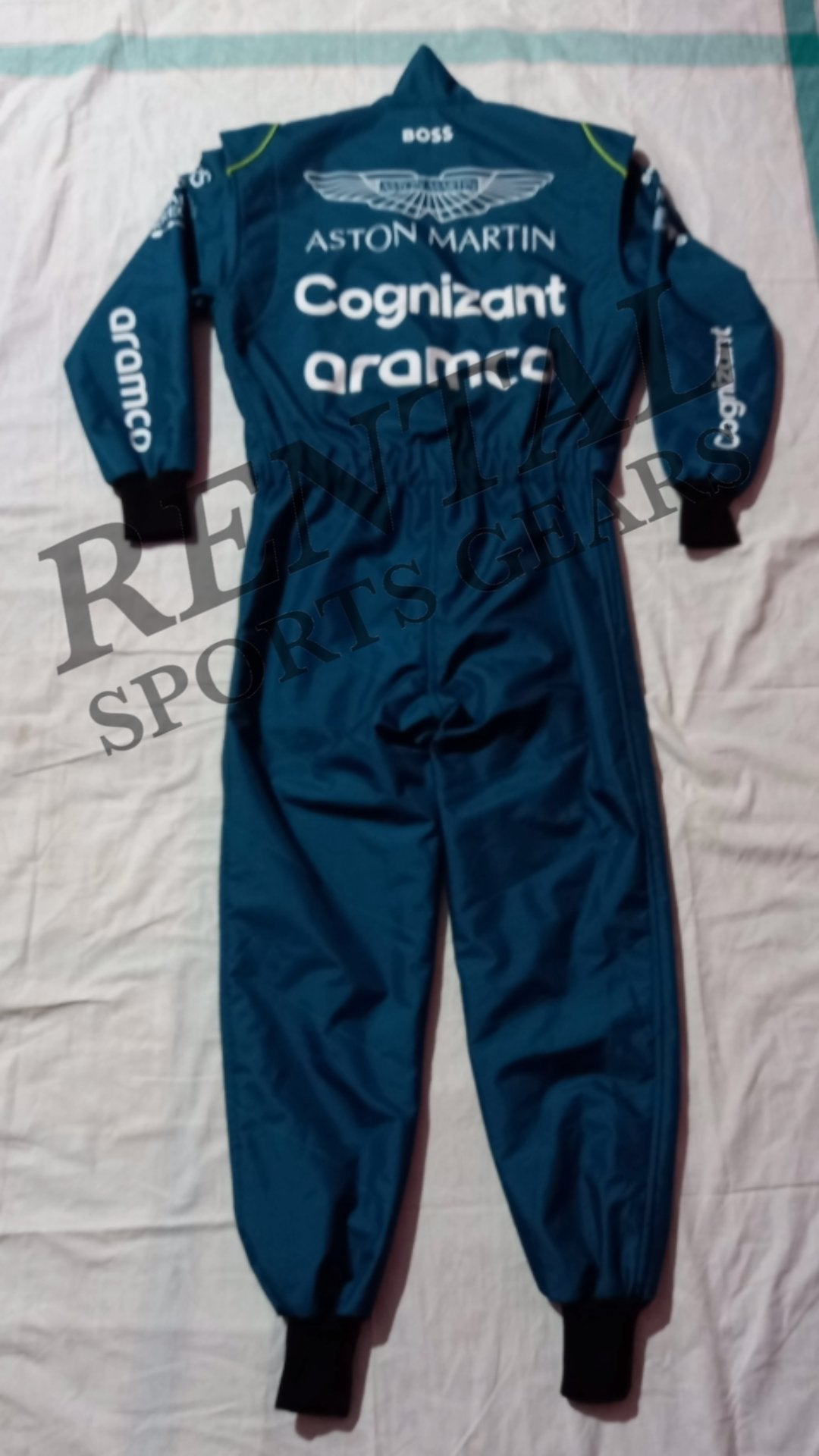 Sebastian vettel Aston Martin 2022 F1 Suit Printed F1 Race Suit - Rental Sports