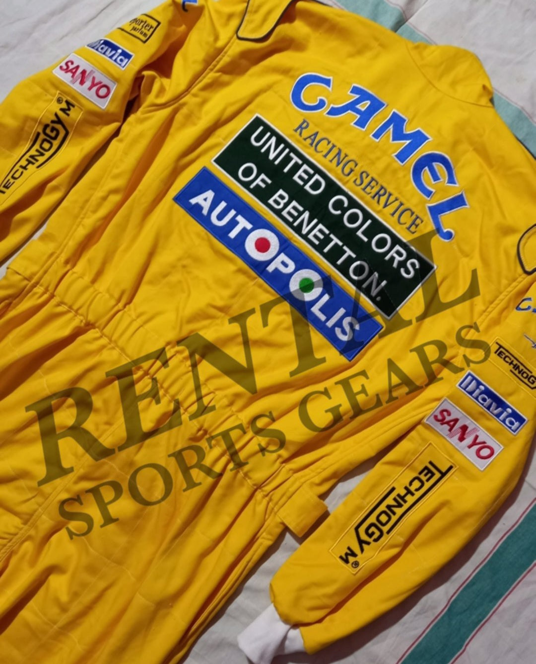 Michael Schumacher 1992 Embroidery racing suit / Benetton F1 | F1 Replica Embroidery Race Suit - Rental Sports