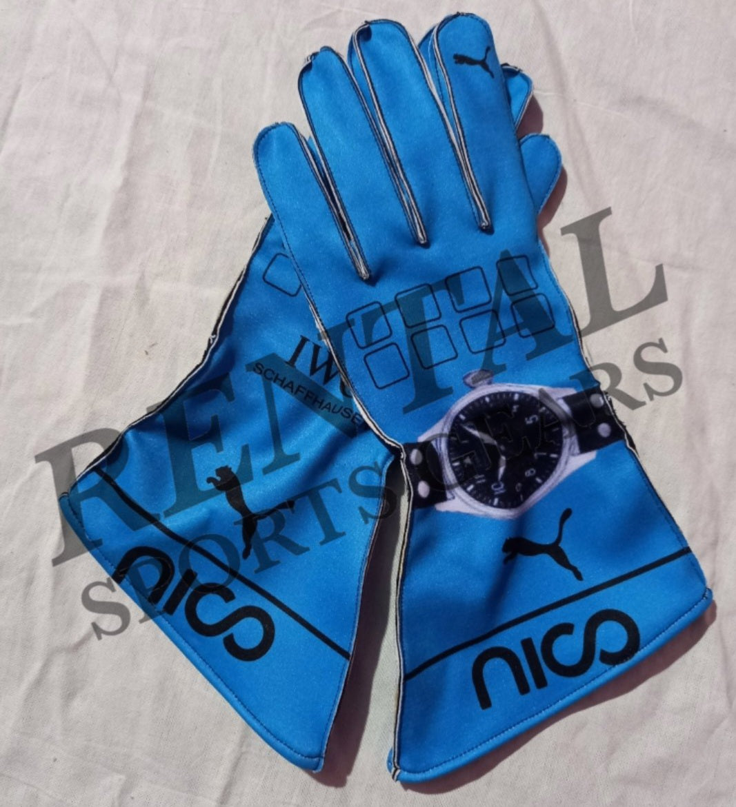 NICO ROSBERG MERCEDES GLOVES PAIR F1 - F1 Replica Gloves - Rental Sports