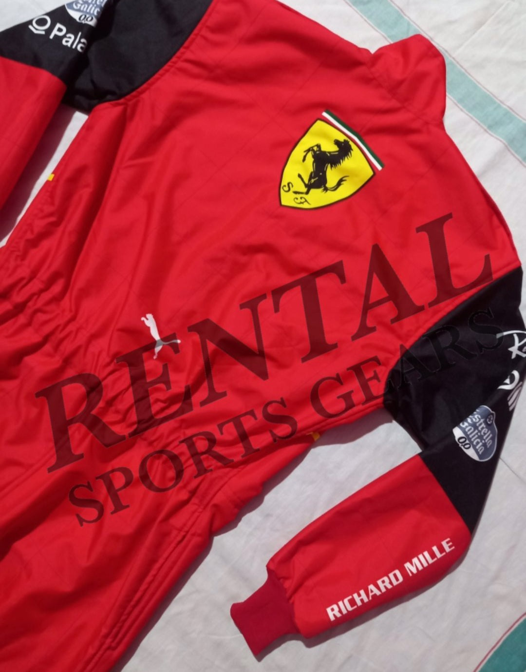 Carlos Sainz Scuderia Ferrari 2022 Racing Suit / F1 Ferrari Race Suit - Rental Sports