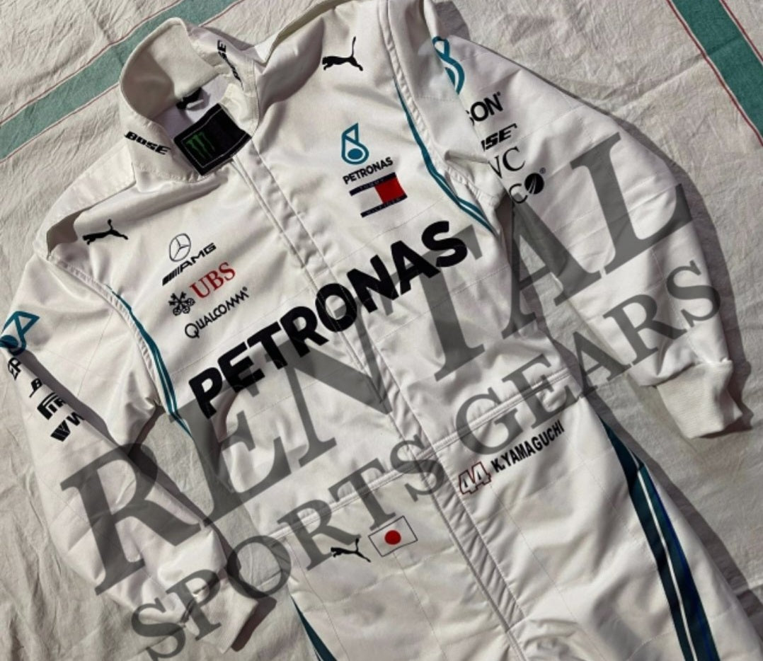 Lewis Hamilton 2018 Replica Racing Suit F1 Mercedes AMG Petronas - Rental Sports