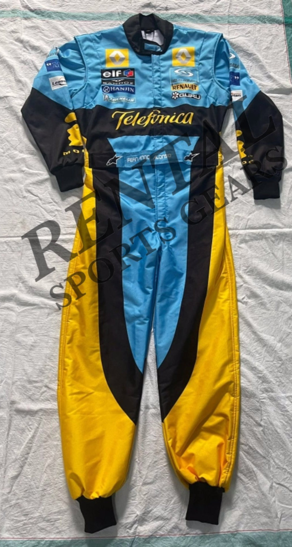 Fernando Alonso 2006 Renault Formula 1 Race Suit - Rental Sports