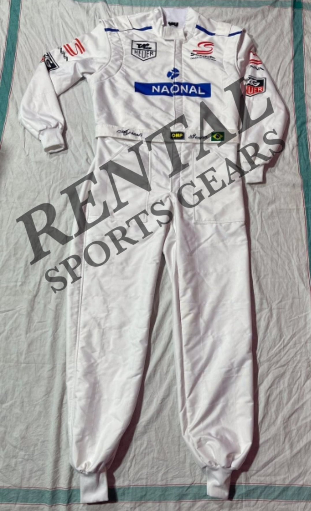 Ayrton Senna 1993 PARIS BERCY Replica Racing Suit - Rental Sports