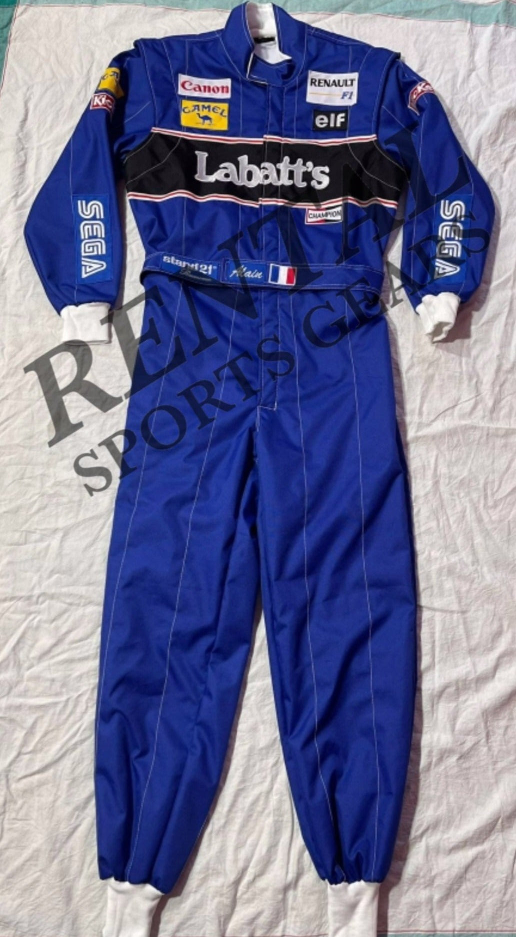 Alain Prost 1993 Embroidery Race Suit F1 | F1 Replica Embroidery Race Suit - Rental Sports