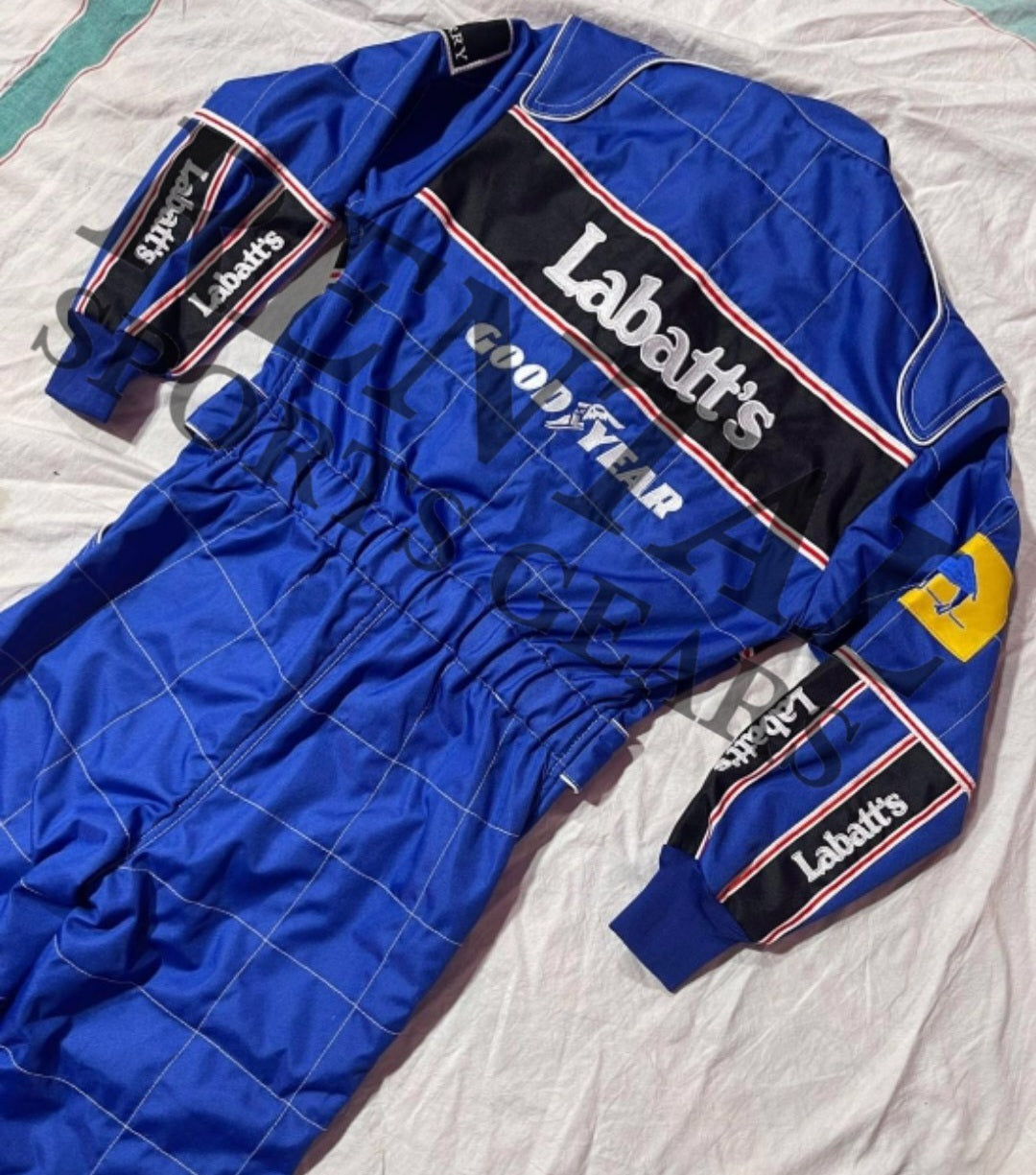 Nigel Mansell 1992 F1 Embroidery Race Suit | F1 Replica Embroidery Race Suit - Rental Sports