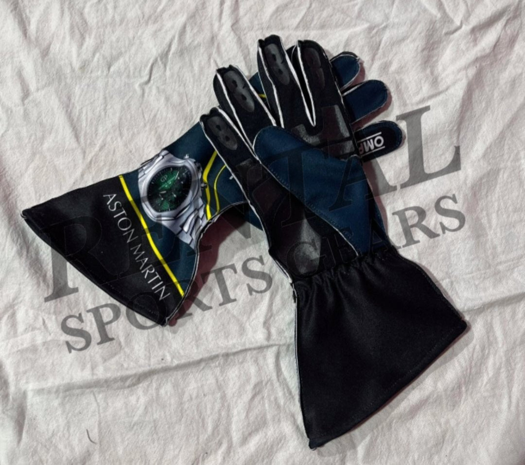 Aston Martin F1 Race Gloves - Rental Sports