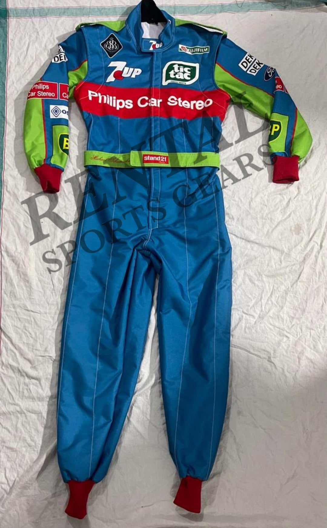 1991 Michael Schumacher Belgian Grand Prix Formula 1 Race suit - Rental Sports