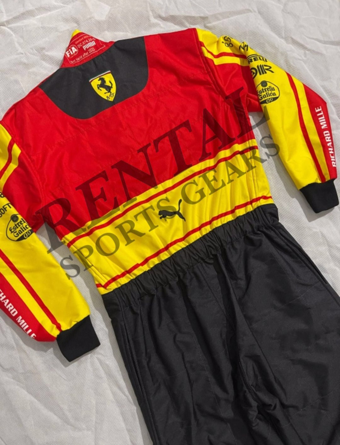Charles Leclrec Ferrari special suits for 2023 F1 Italian GP at Monza - Rental Sports