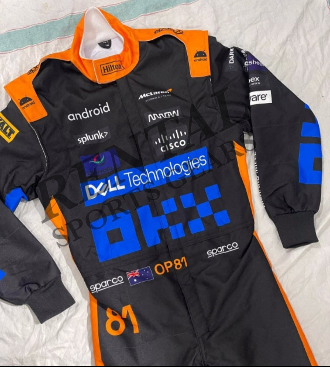 Mclaren Norris's & Paistri New Race Suit in Singapore GP 2023