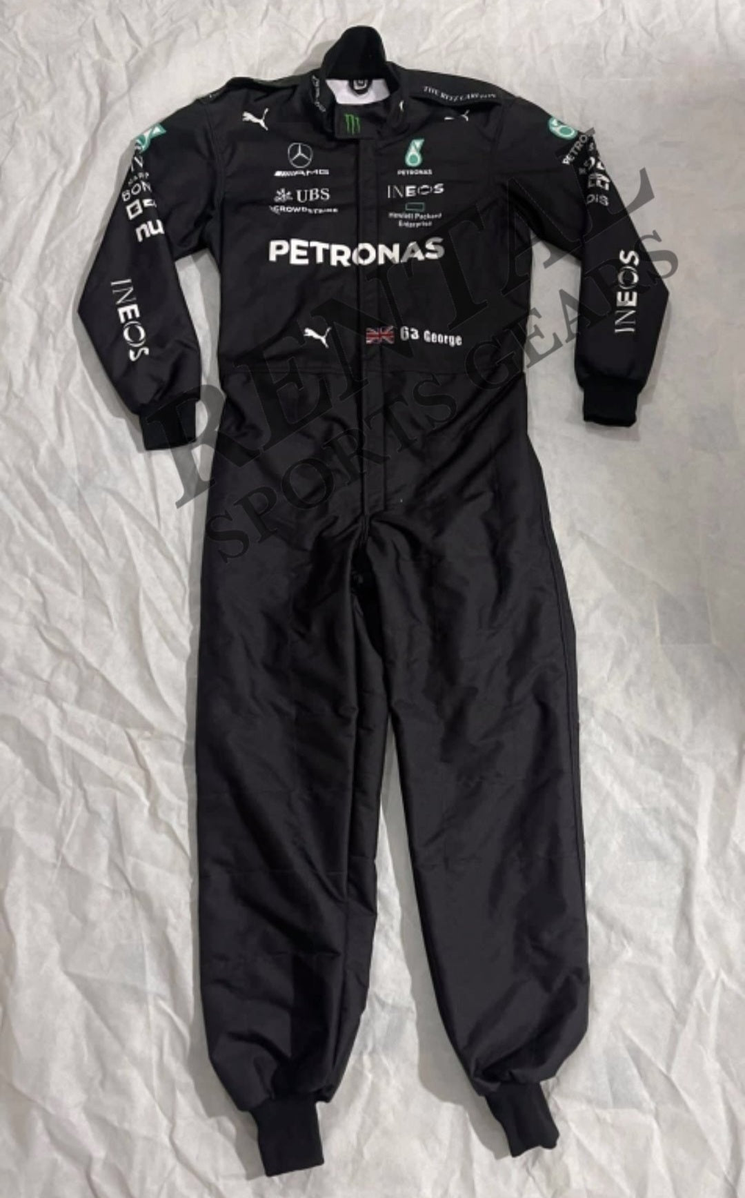 George Russell Mercedes suit 2023 f1 race suit - Rental Sports
