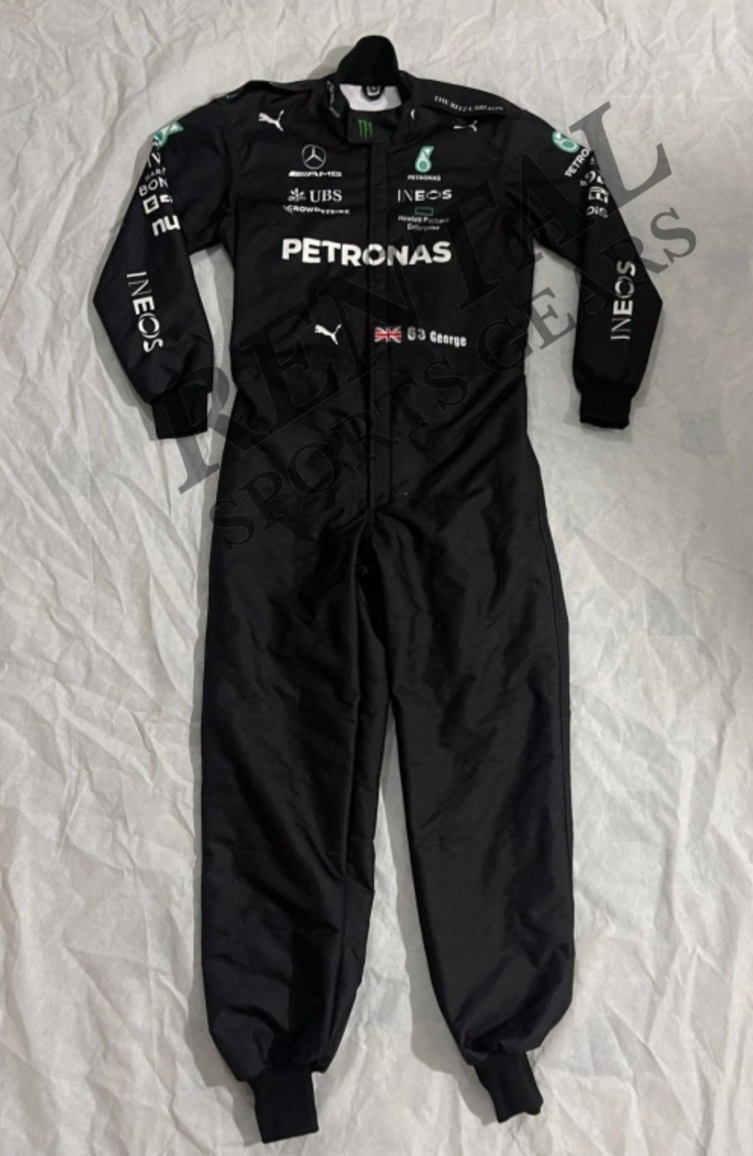 George Russell Mercedes suit 2023 f1 race suit - Rental Sports