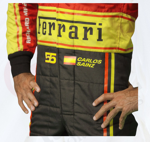 Carlos Sainz 2023 Italian GP Ferrari Race Suit F1 - Rental Sports