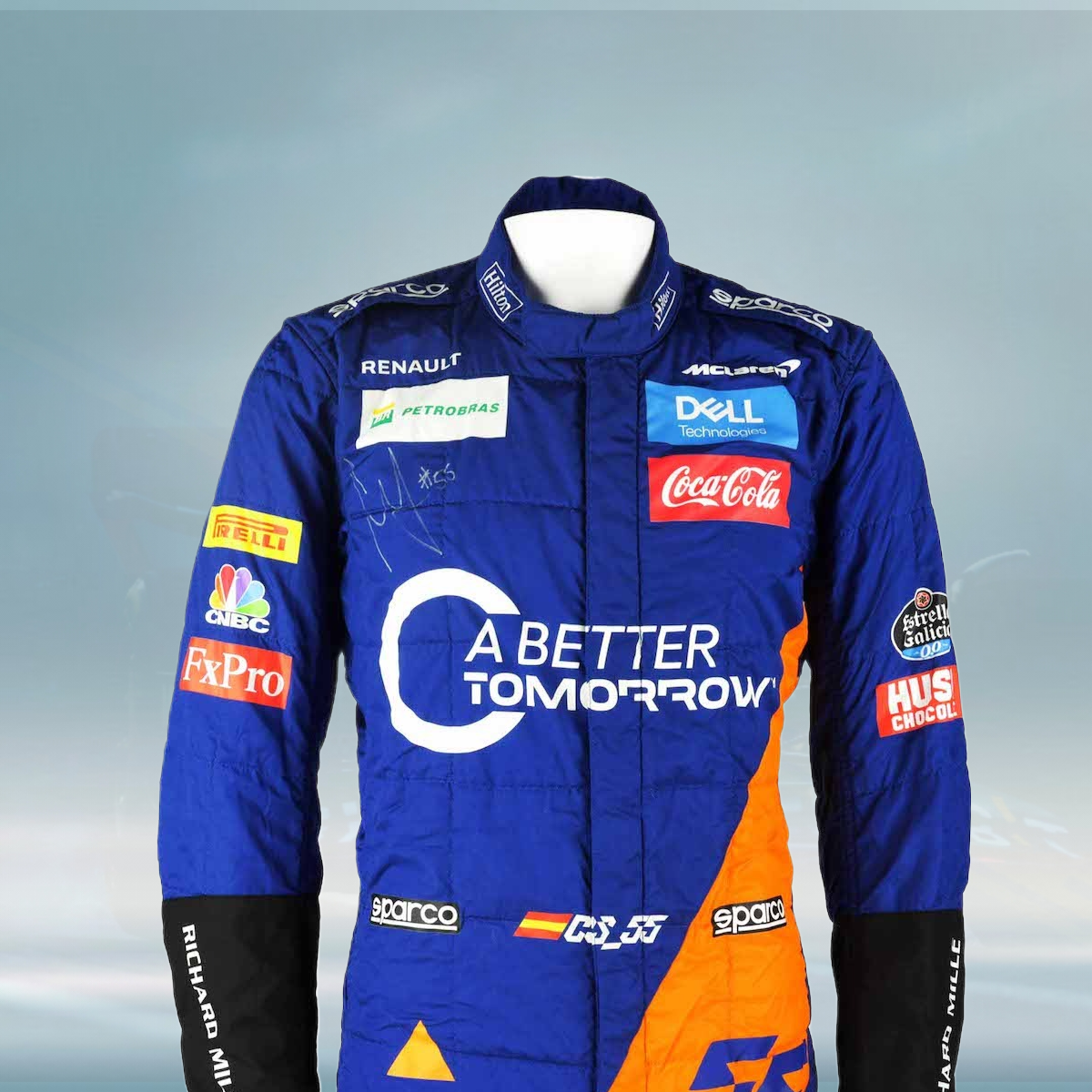 2019 Carlos Sainz Chinese GP McLaren F1 Suit