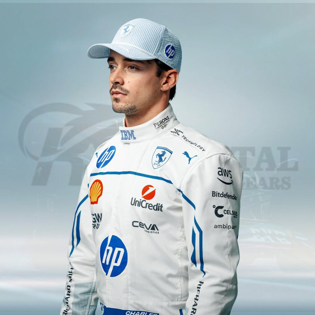 2025 Monaco GP Charles Leclerc F1 Race Suit Scuderia Ferrari