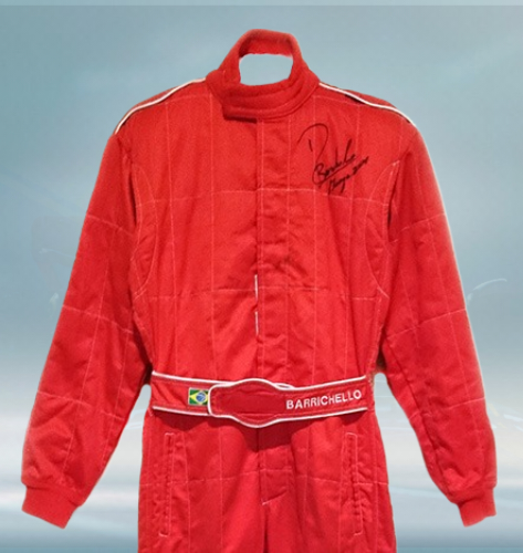 2001 Rubens Barrichello Race Italian GP Ferrari F1 Suit
