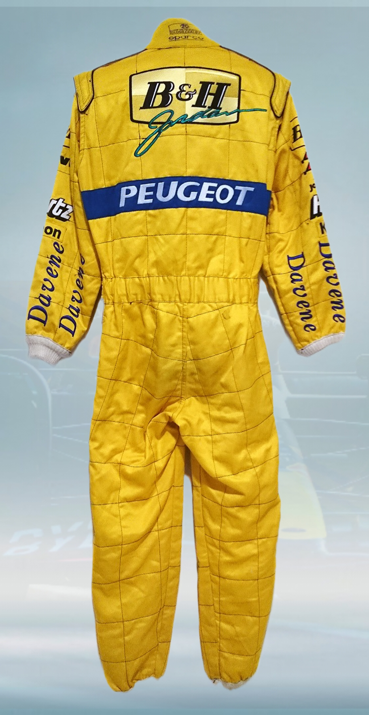 1996 Rubens Barrichello Race Jordan F1 Suit