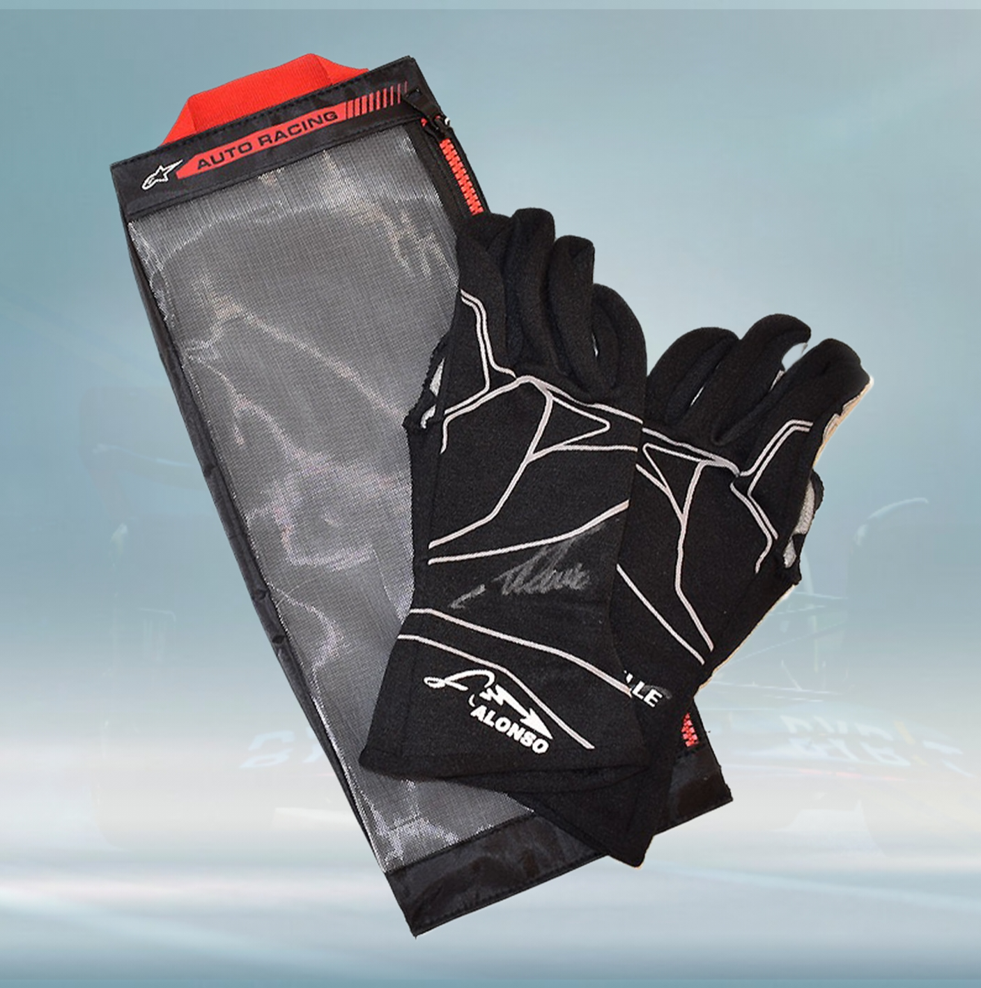 2017 Fernando Alonso Race McLaren F1 Gloves - Rental Sports