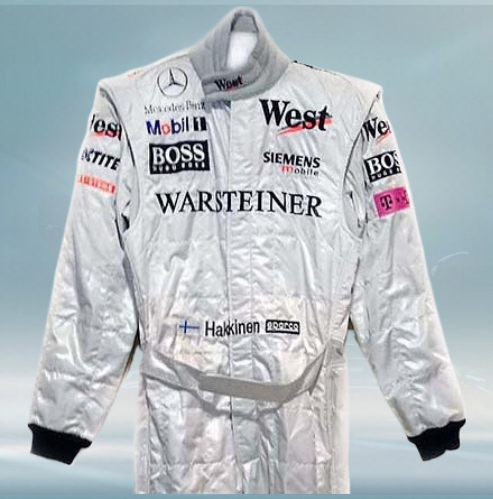 2001 Mika Hakkinen Race USGP McLaren F1 Suit
