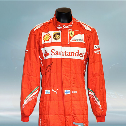 2014 Kimi Räikkönen Race Worn Scuderia Ferrari F1 Suit