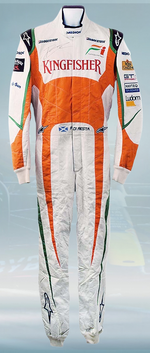 2010 Paul Di Resta Force India F1 Suit