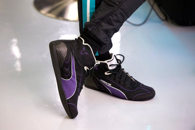 Lewis Hamiltion 2020 mercedes benz F1 race Shoes - Rental Sports