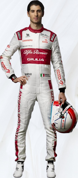 2021 Antonio Giovinazzi Racing F1 Suit Alfa Romeo Orlen - Rental Sports